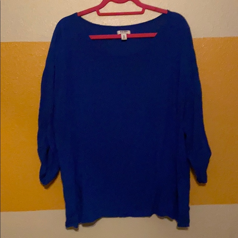 Royal blue top